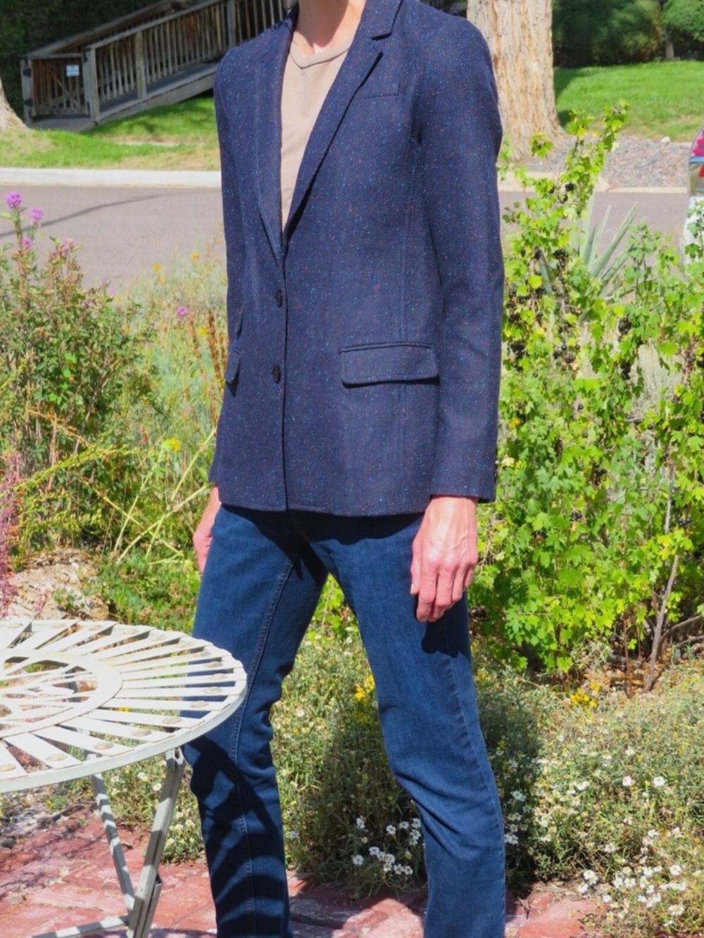 Banana Republic Blazer Tweed Wool
